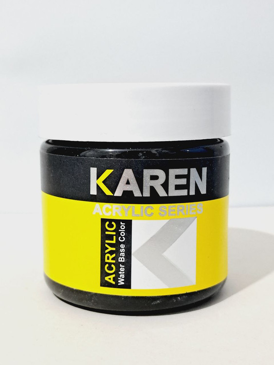 رنگ اکریلیک مشکی کارن 250میل (رنگ هنری کارن)