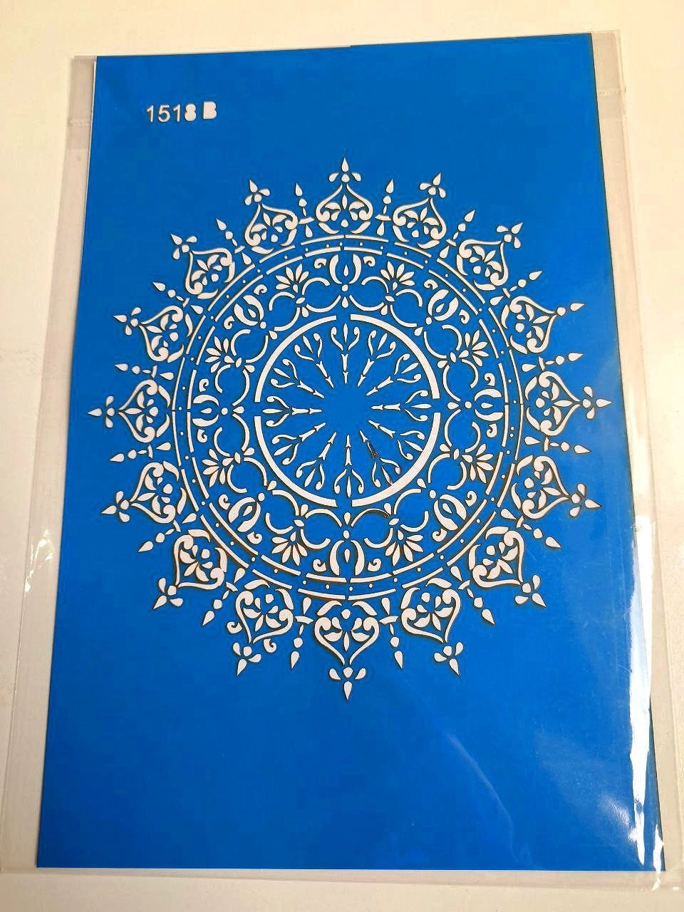 شابلون استنسیل ماندالا کد 1518 سایز 30*20 (شابلون نقاشی)