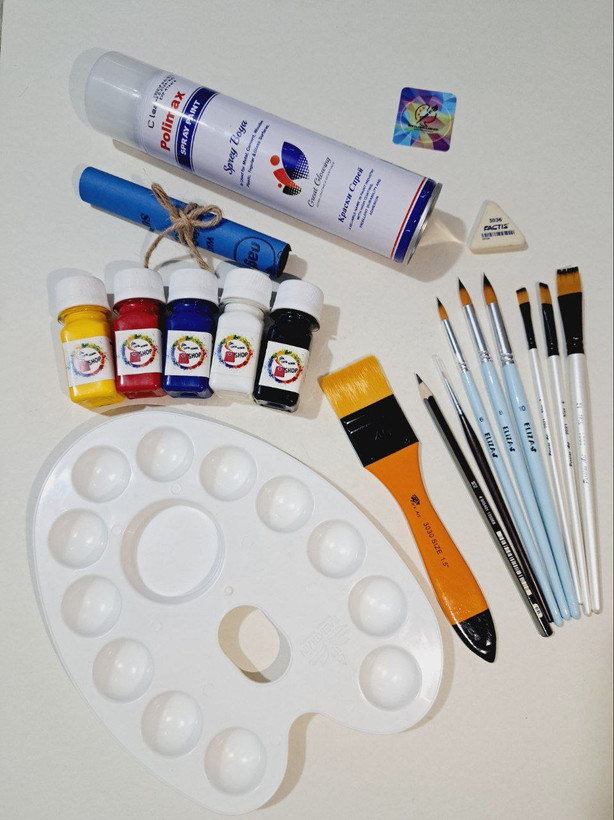 پک نقاشی سفال هنرشاپ(پک اقتصادی) کد 2