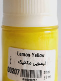 رنگ اکریلیک صدفی لیمویی متالیک سوداکو 30میل SODACO