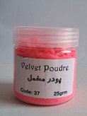 پودر مخمل صورتی کد 37
