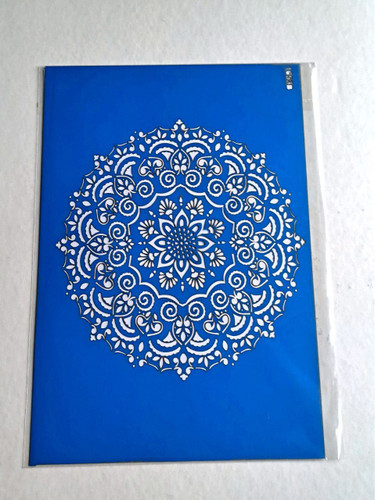 شابلون استنسیل ماندالا 1653 سایز 30*20 (شابلون نقاشی)