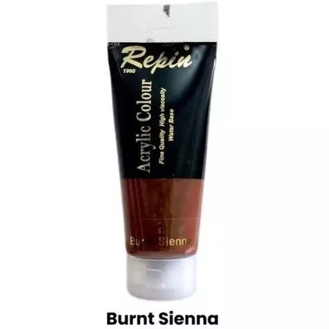 رنگ اکریلیک رپین قهوه ای کد ۳ 75میل