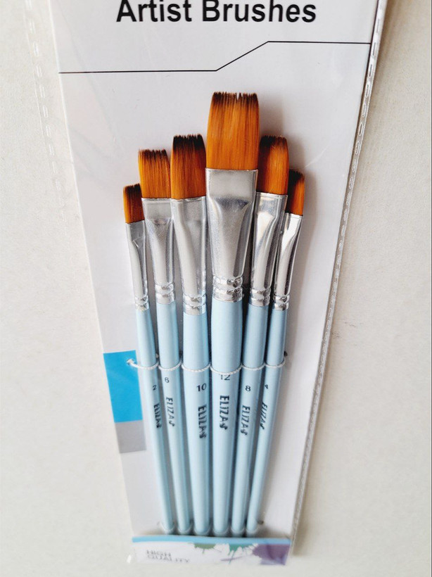 ست قلم مو سرتخت 6 عددی آرتیست براش