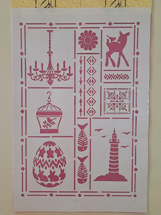 شابلون لیپان آرت سایز نوای طبیعت ۶۰ * ۴۰