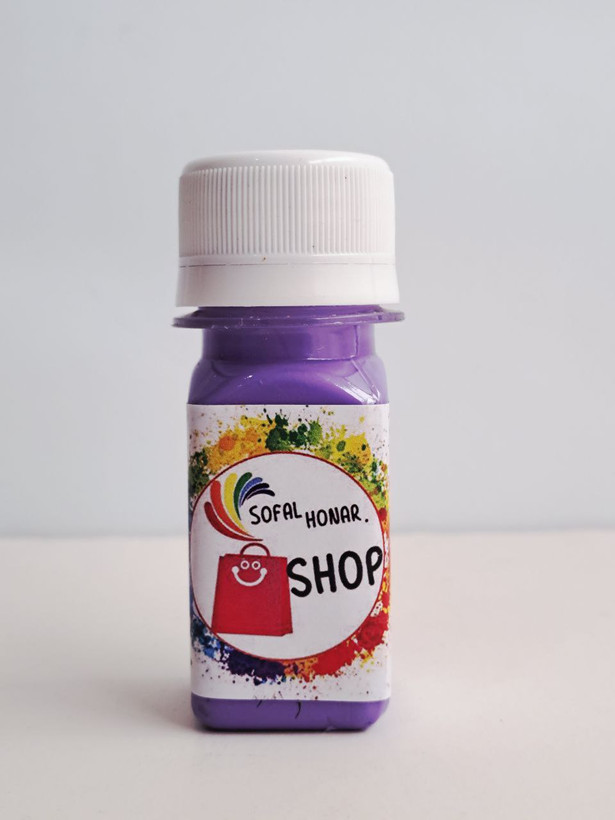 رنگ اکریلیک بنفش الوان ALVAN حجم 50 میل